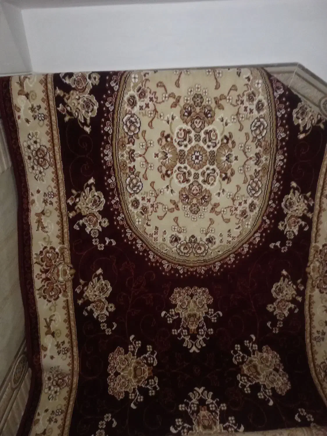 فرش کناری سالم بدون پارگی وسوختگی|فرش|قیدار, |دیوار