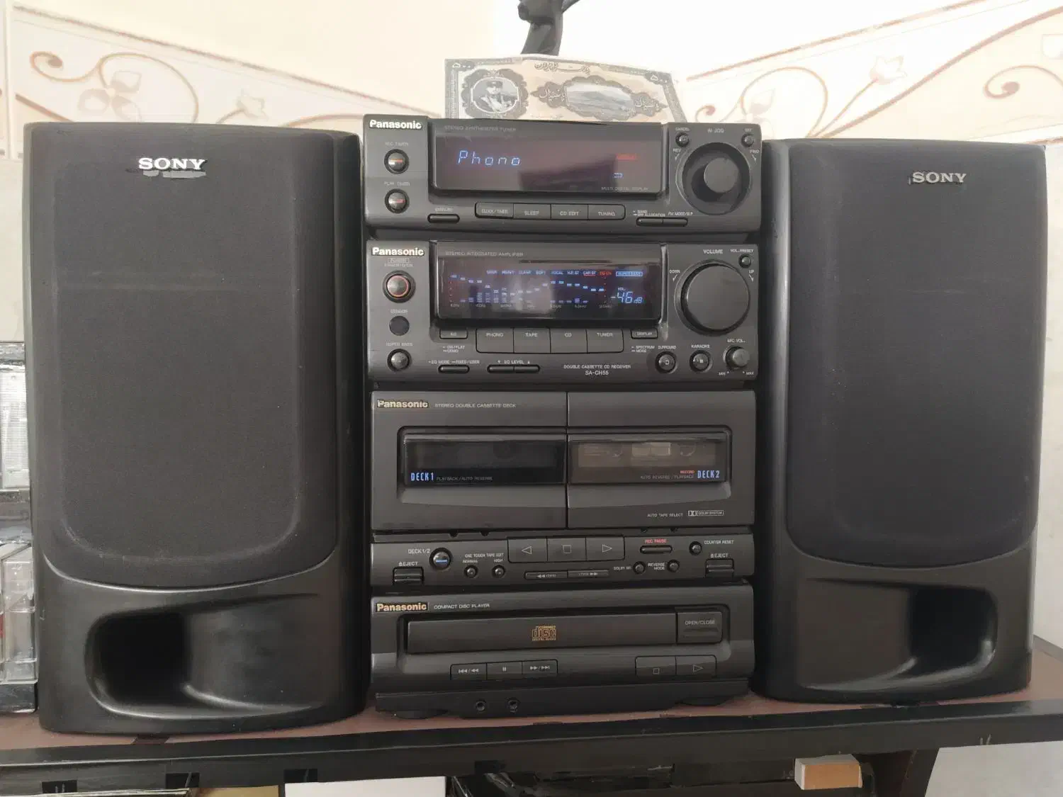 ضبط پاناسونیک|سیستم صوتی خانگی|سنندج, |دیوار