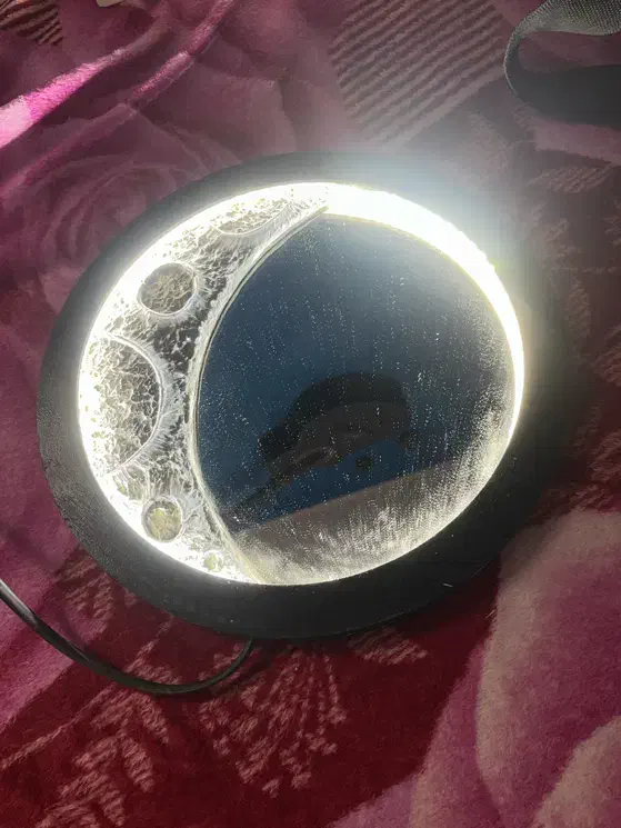 اینه ماه چراغ دار|ریسه و چراغ تزئینی|بیرجند, |دیوار