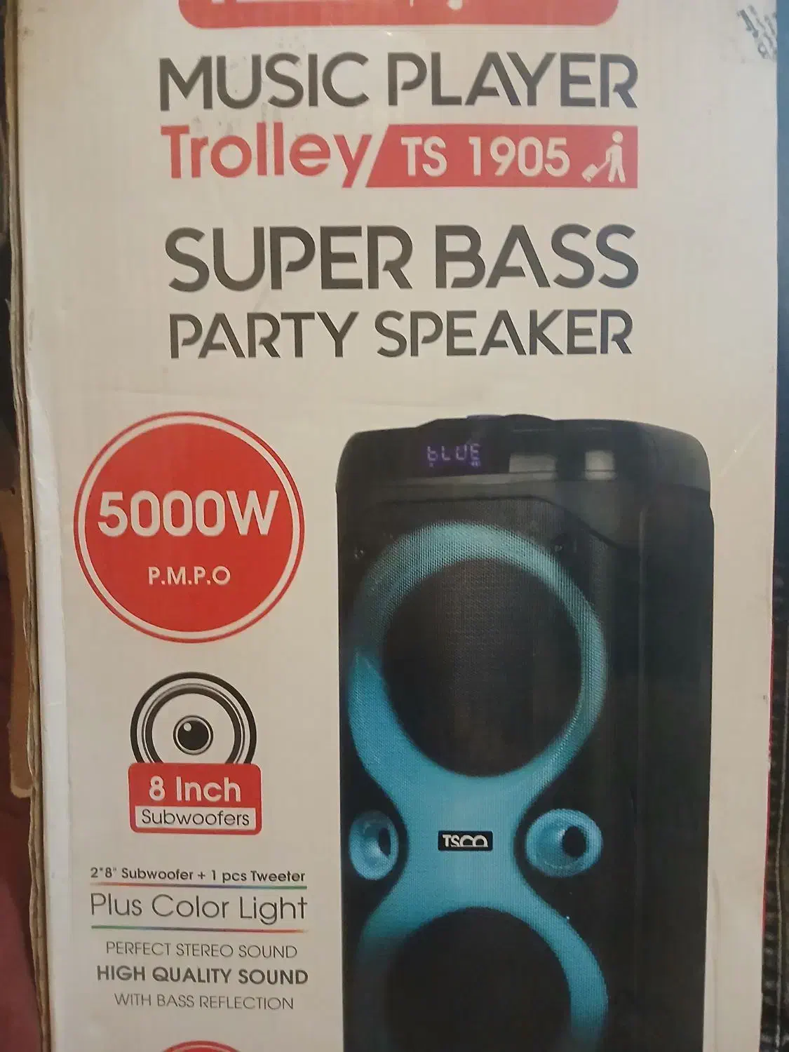 اسپیکر قابل حمل (party box) تسکو 1905|سیستم صوتی خانگی|شهرکرد, |دیوار