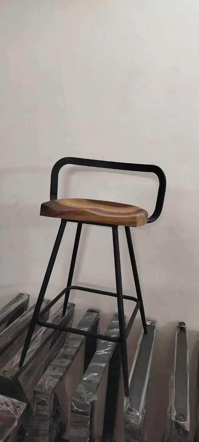 صندلی پشتی دار نشیمن چوب، کفی جوب گردو، صندلی اپن|صندلی و نیمکت|چهاردانگه (تهران), |دیوار