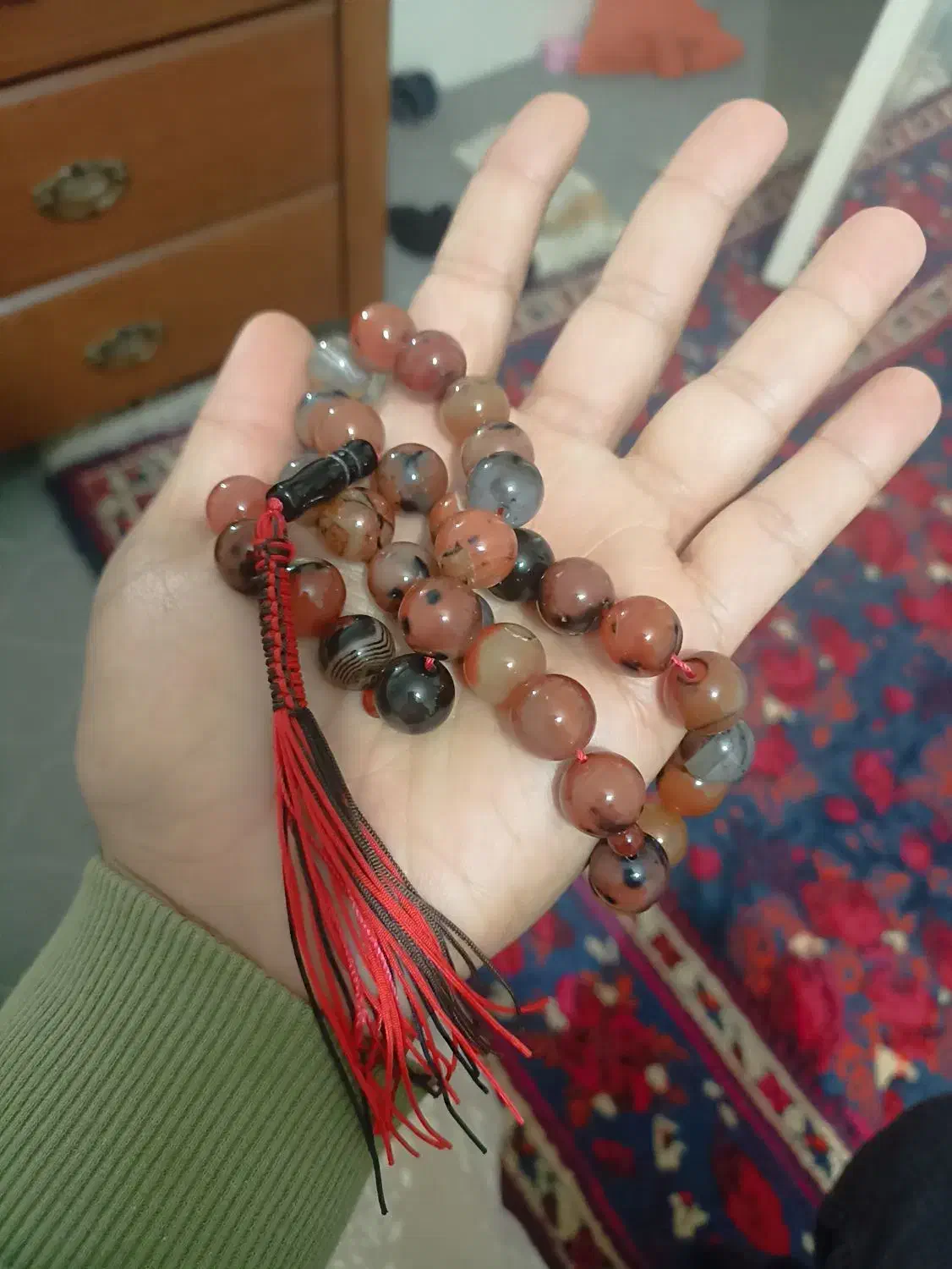 تسبیح زیبای عقیق|جواهرات|کرمان, |دیوار