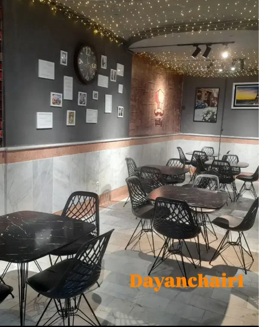 میز و صندلی کافه مدل کاملیا طرح سنگ|کافی‌شاپ و رستوران|اسلام‌شهر, باغ فیض|دیوار