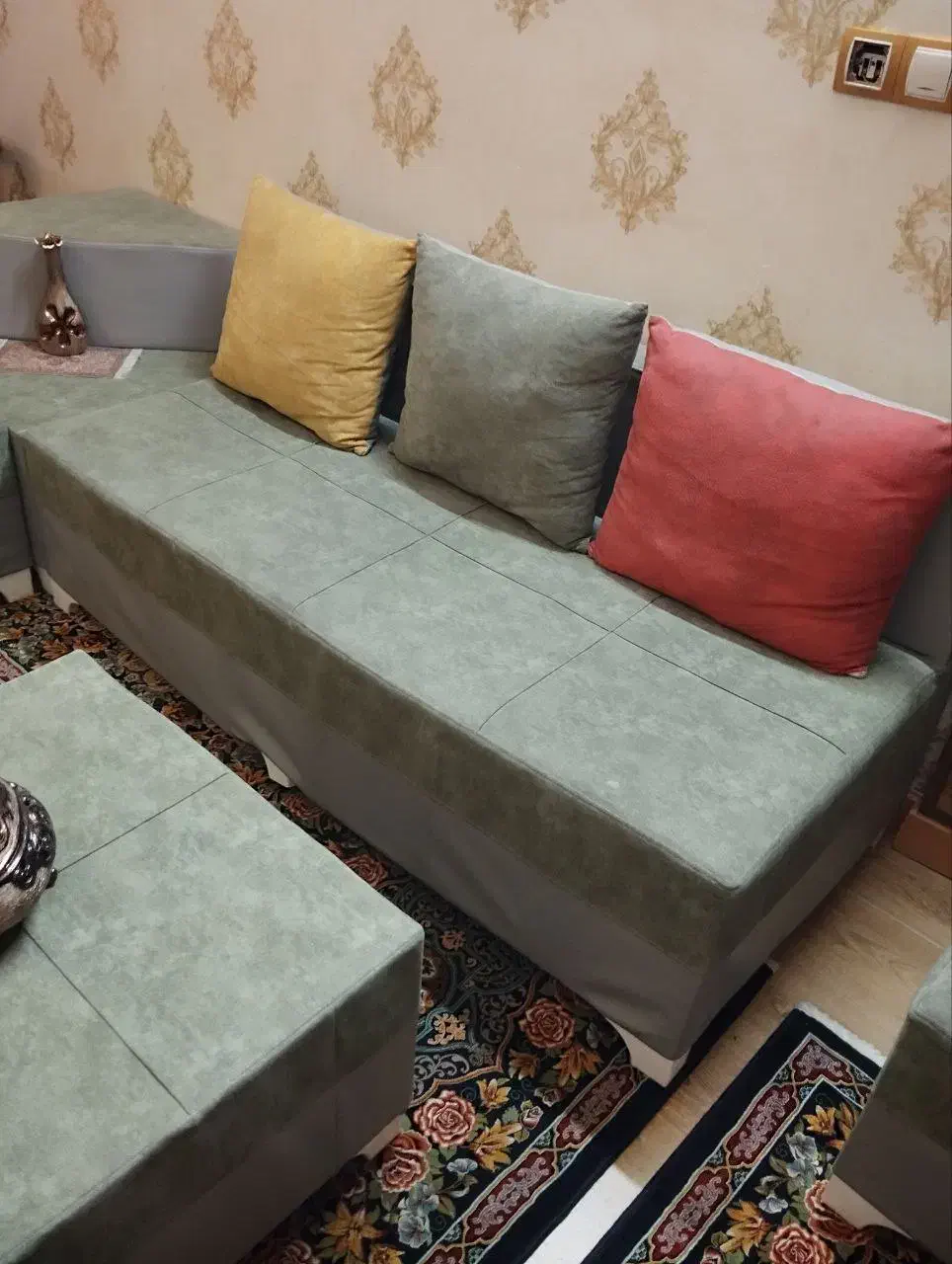 مبلمان ال ۶نفره|مبلمان خانگی و میز عسلی|مشهد, توس (بلوار توس)|دیوار