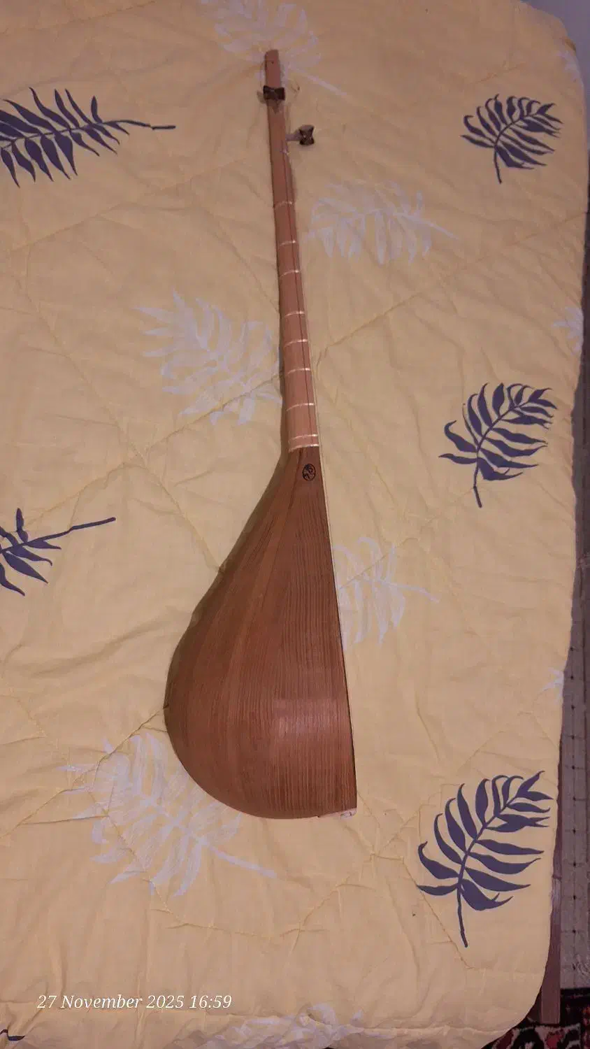 دوتار خراسان جنوبی همراه با کاور|سازهای سنتی|مشهد, کوشش|دیوار