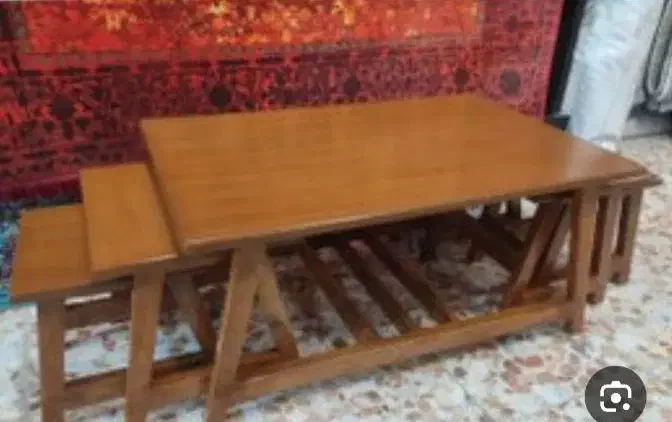 جلومبلی/جلو مبلی پنج تیکه/میز عسلی چوب پنج تیکه|مبلمان خانگی و میز عسلی|تهران, نعمت‌آباد|دیوار