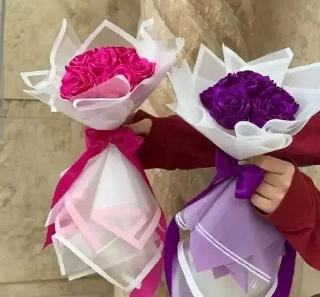 دسته گل روبانی|گل مصنوعی|ارومیه, |دیوار