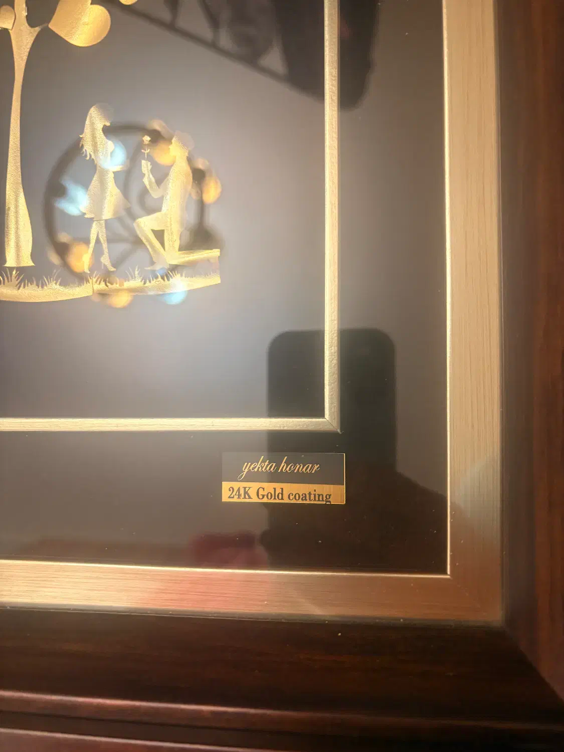 تابلو طلای ۲۴ عیار|تابلو، نقاشی، عکس|تهران, باغ خزانه|دیوار