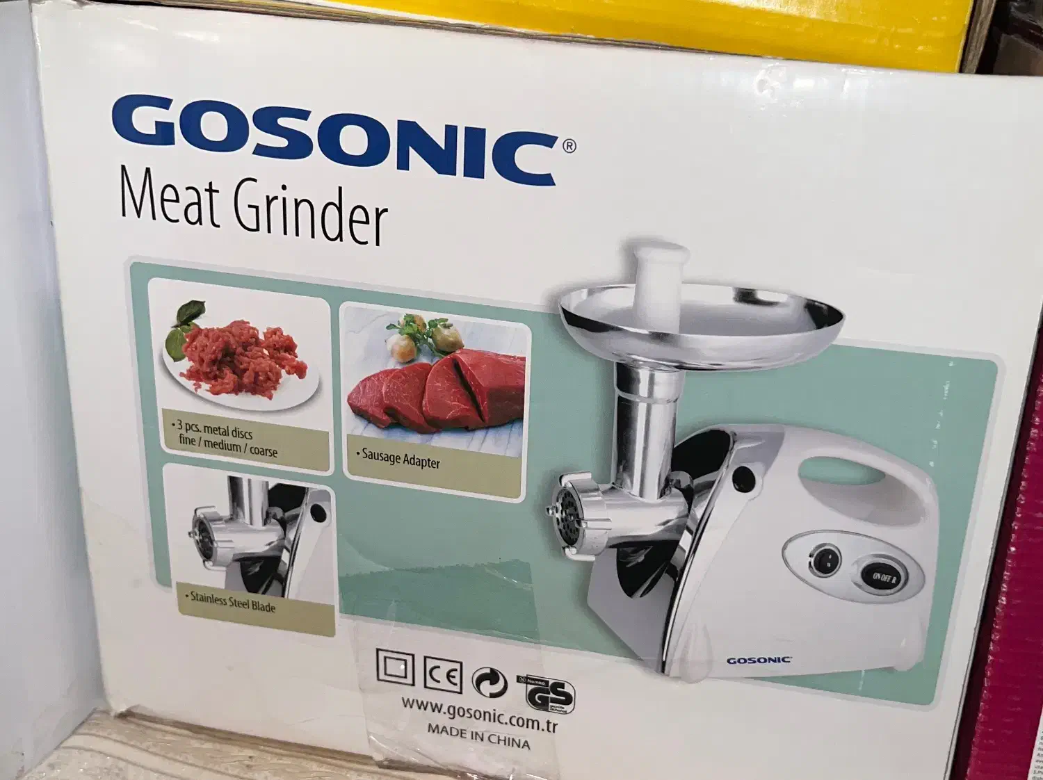 چرخ گوشت گوسونیک اصلی آک استفاده نشده|خردکن، آسیاب، غذاساز|مشهد, مقدم|دیوار