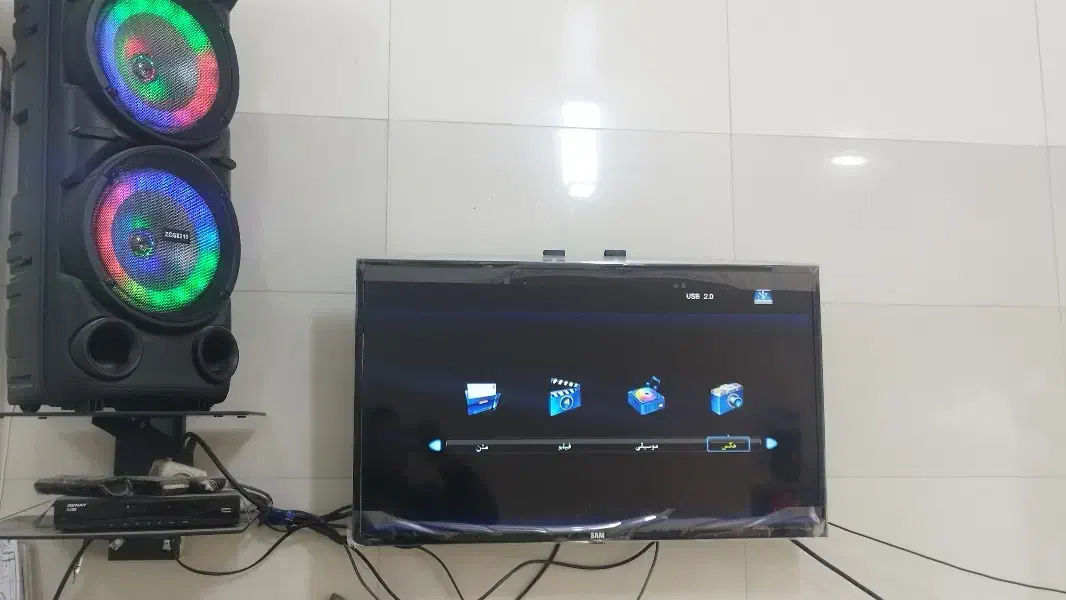 تلویزیون ال ای دی سام، اسپیکر حرفه ای|تلویزیون و پروژکتور|دیواندره, |دیوار