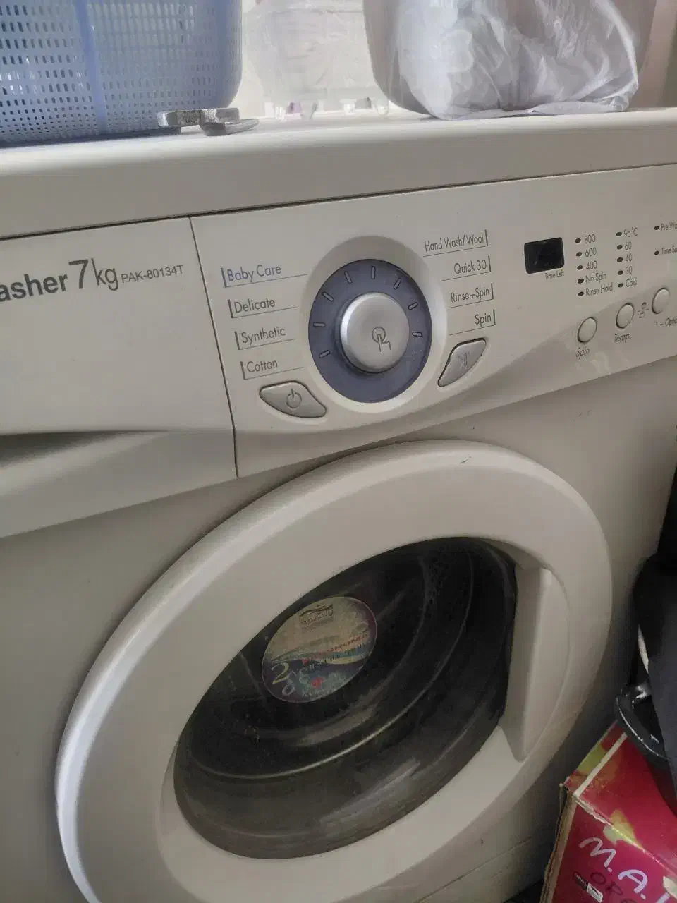 لباسشویی تمام اتومات پاکشوما|ماشین لباسشویی و خشک‌کن لباس|کرباسک, |دیوار