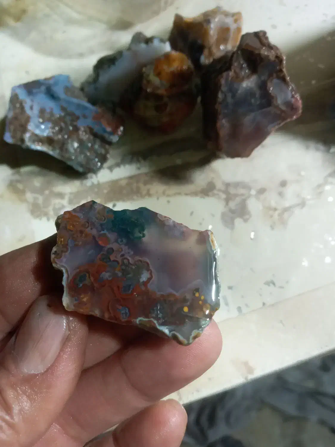 فروش کلی سنگ عقیق وشجر وسلیمانی|بدلیجات|پاکدشت, خاتون آباد|دیوار