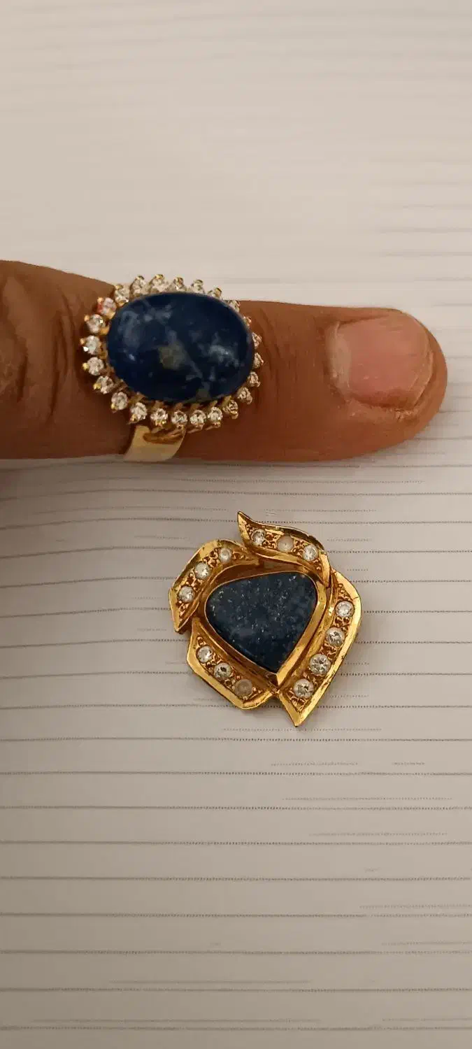 انگشتر و آویز طلا بی نظیر|جواهرات|پردیس, فاز ۳|دیوار