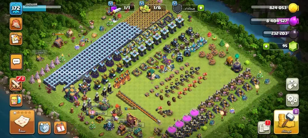 اکانت کلش تان ۱۴ تقریبا مکس|کنسول، بازی ویدئویی و آنلاین|جیرفت, |دیوار