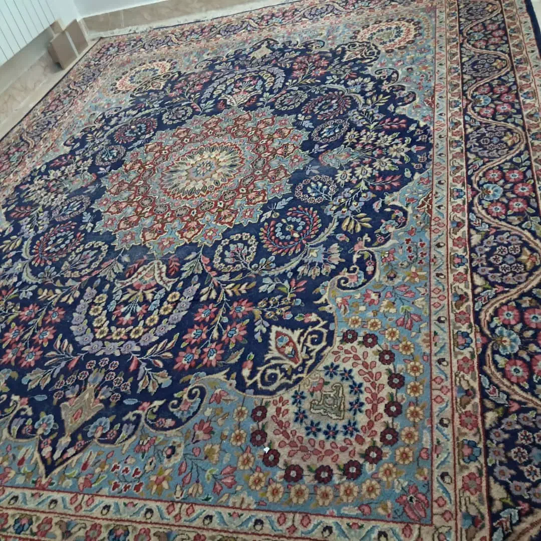 قالی کرمانی دستبافت|فرش|سیرجان, |دیوار