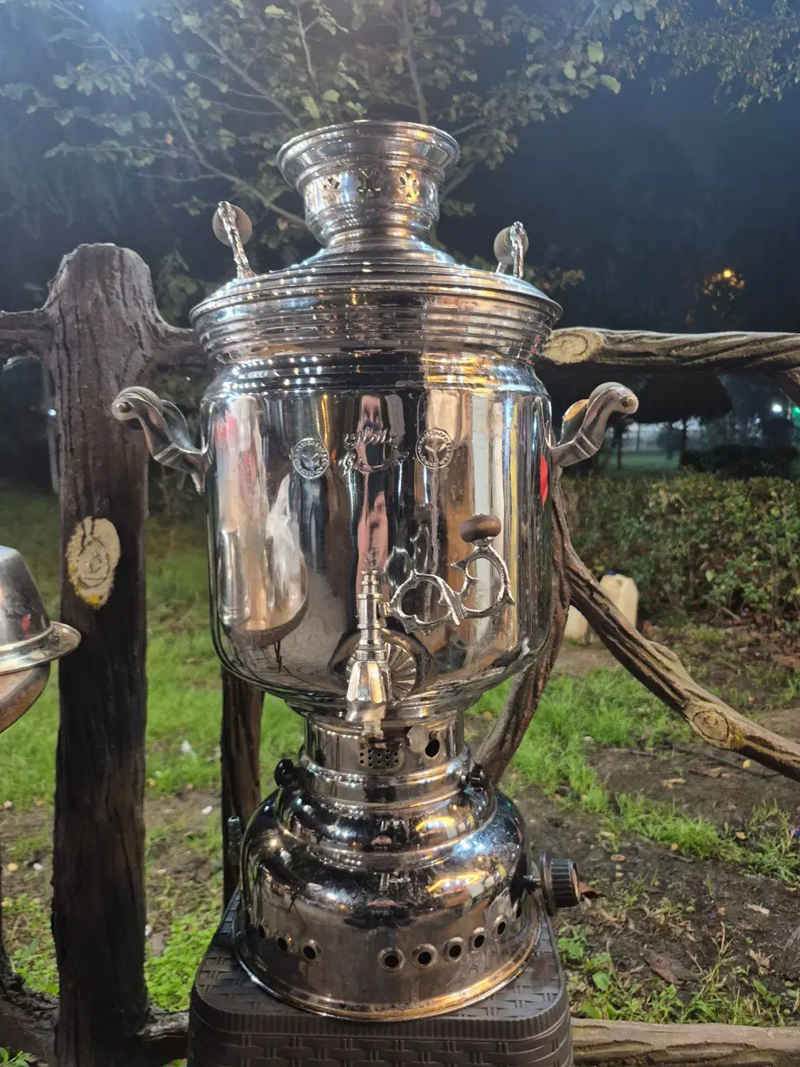 سماور گازی 30 لیتری برنجی|سماور، چایساز، قهوهساز|رشت, اسماعیل آباد|دیوار