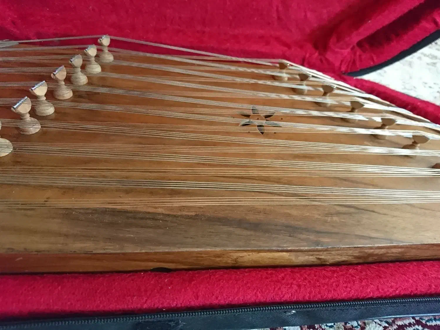 سنتور چوب گردو|سازهای سنتی|سرپل ذهاب, |دیوار