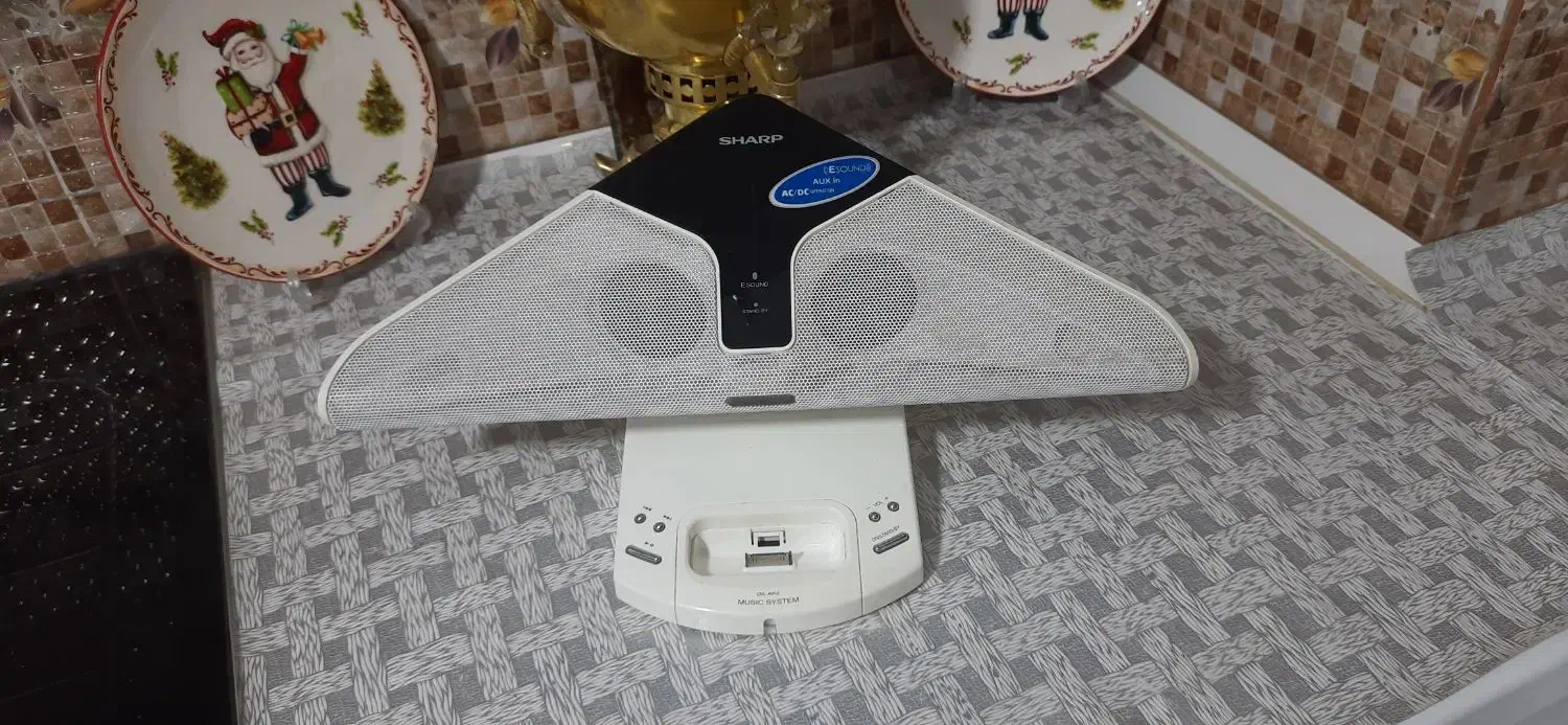 اسپیکر آنتیک و کلکسیونی با امپتری آیپد سالم|سیستم صوتی خانگی|مشکیندشت, |دیوار