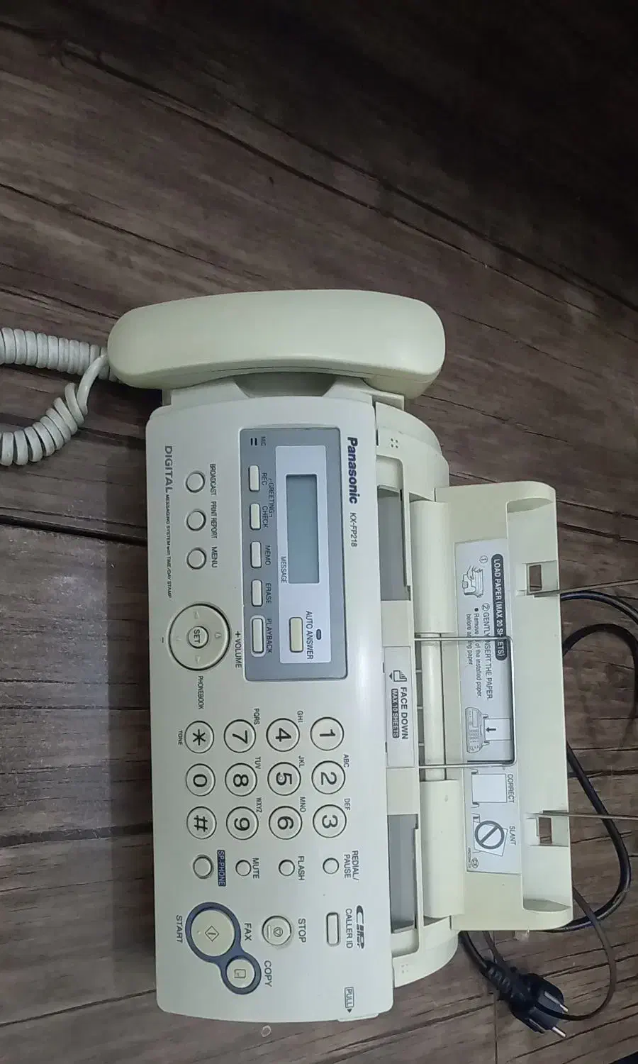 فکس پاناسونیک Panasonic LX-FP218|پرینتر، اسکنر، کپی، فکس|رشت, پیرکلاچای|دیوار