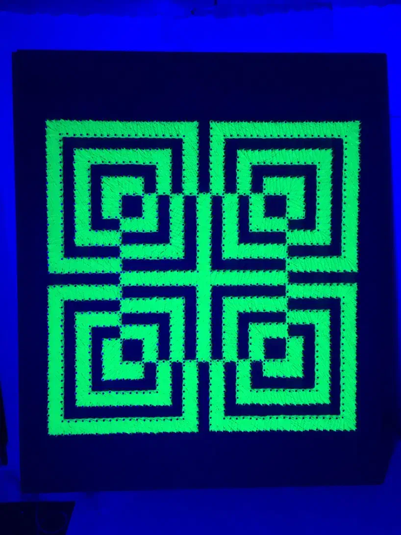 تابلوی میخ و نخ با طرح سفارشی، با قاب|تابلو، نقاشی، عکس|سمنان, |دیوار