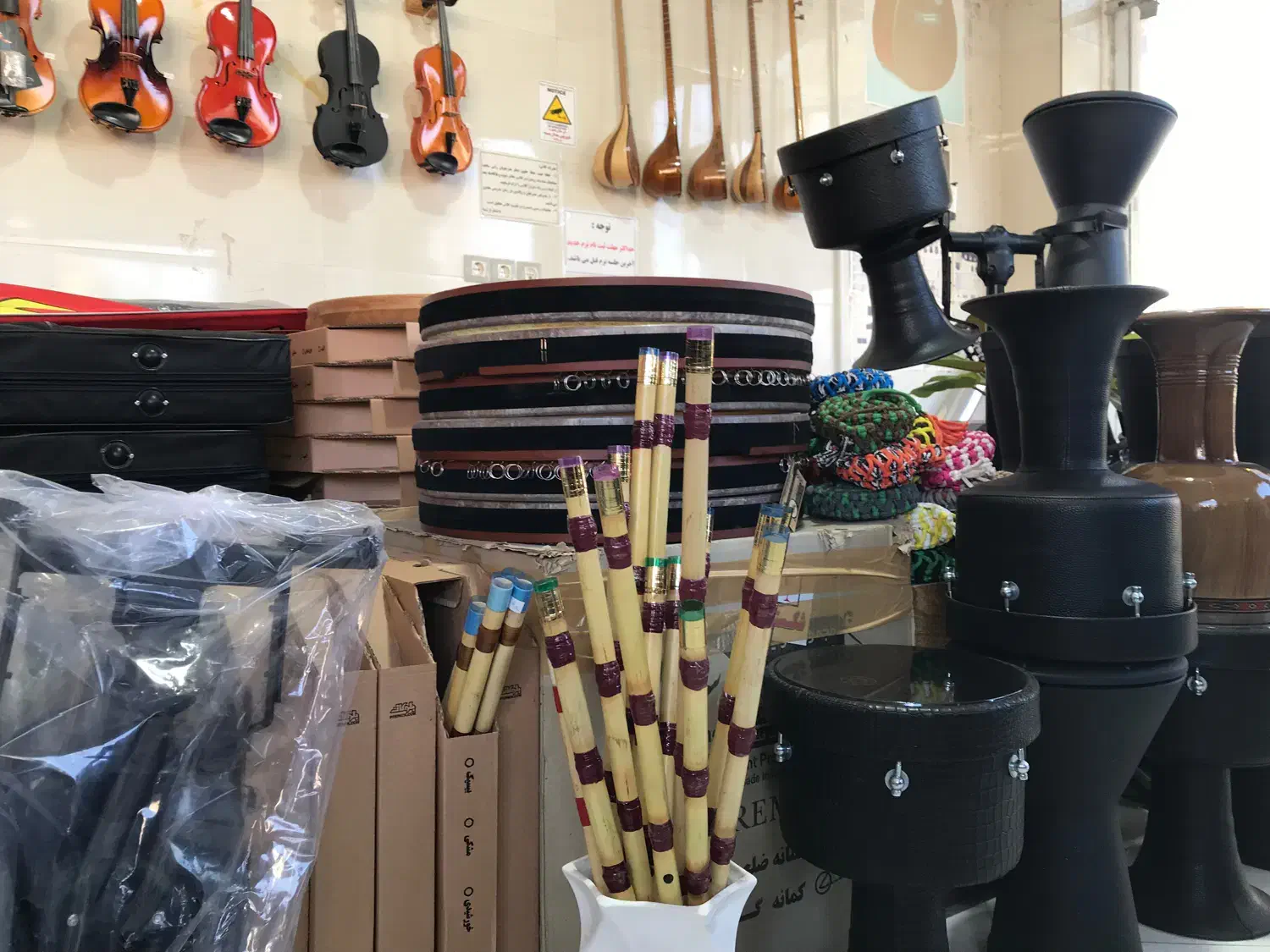 نی حرفه ای|سازهای بادی|رفسنجان, |دیوار