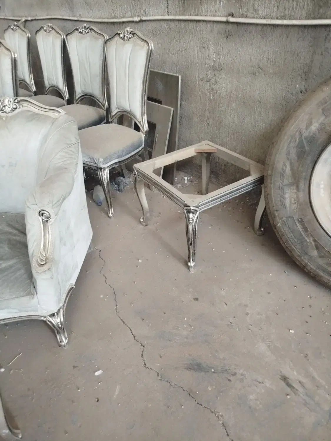 سلام تعداد 8عددصندلی سه عددمیزو1 دست مبل راحتی|مبلمان خانگی و میز عسلی|نیشابور, منظر|دیوار