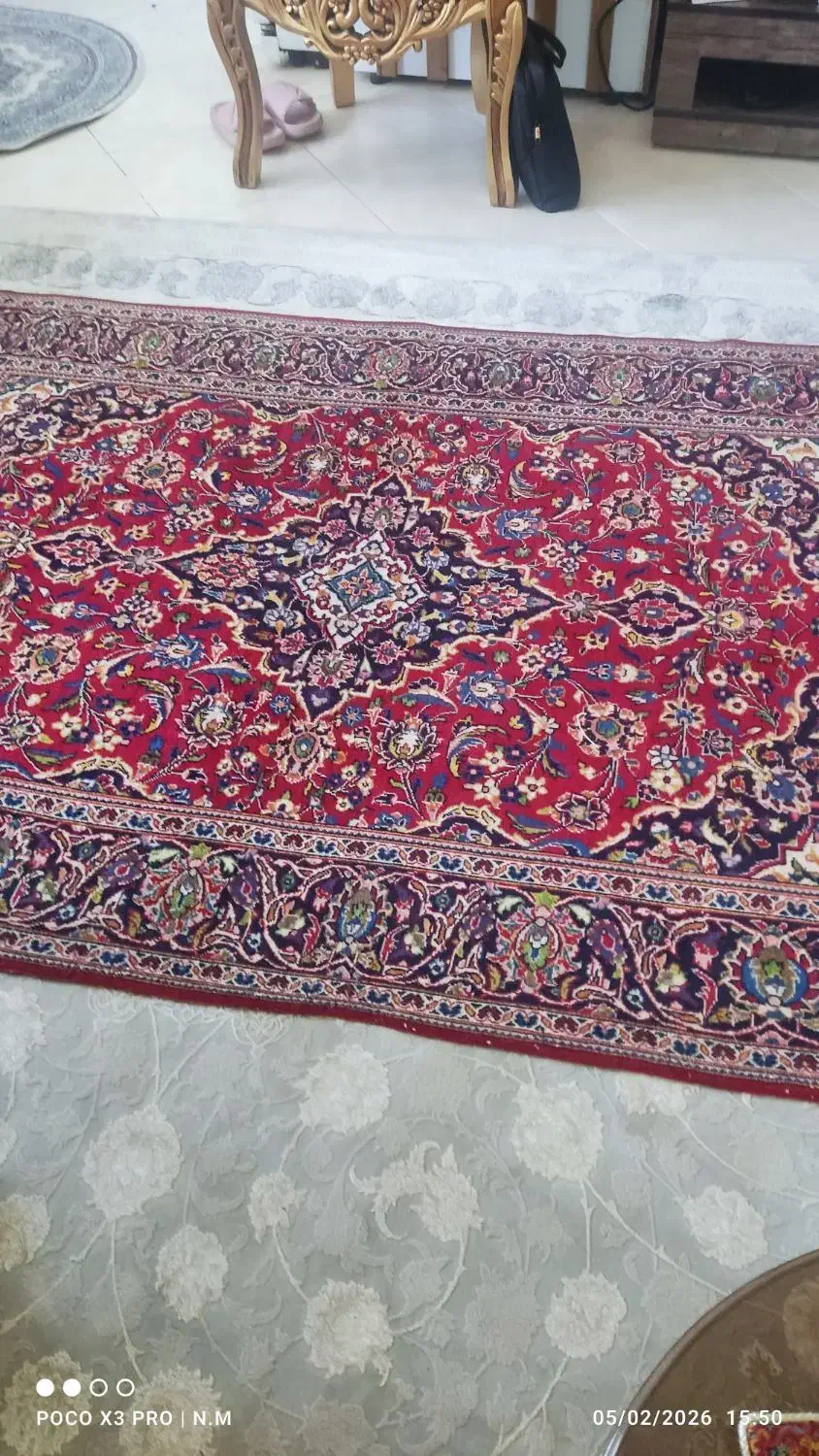 فرش دستبافت 1.5*2.5|فرش|فولادشهر, مسکن مهر فولادشهر|دیوار