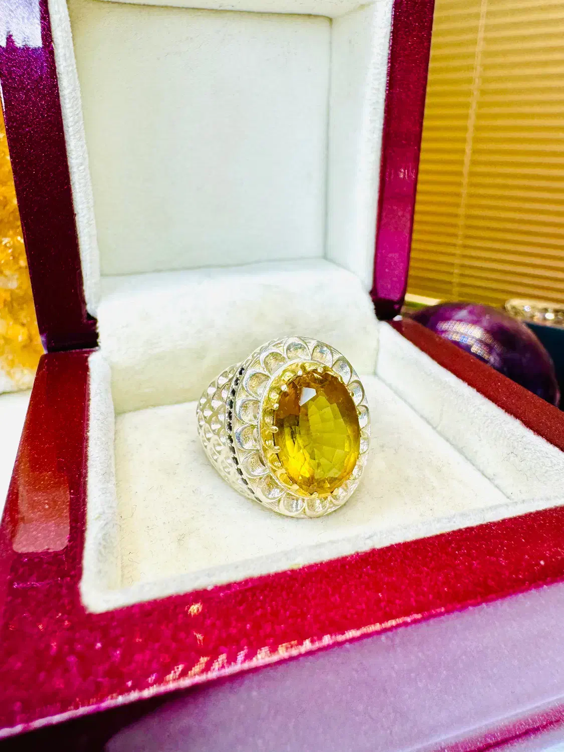 انگشتر فوق کلکسیونی گوهرسنگ الکساندریت جواهری اعلا|بدلیجات|تبریز, |دیوار