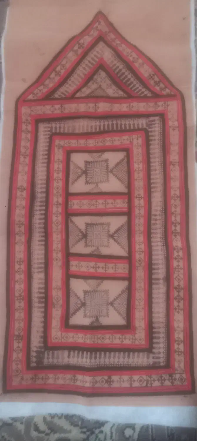 لباس دست دوز بلوچی|لباس|پشتکوه (سیستان و بلوچستان), |دیوار