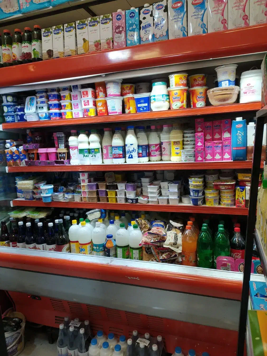 دو عدد یخچال پرده هوای دو متری الکترو استیل|فروشگاه و مغازه|اردبیل, |دیوار