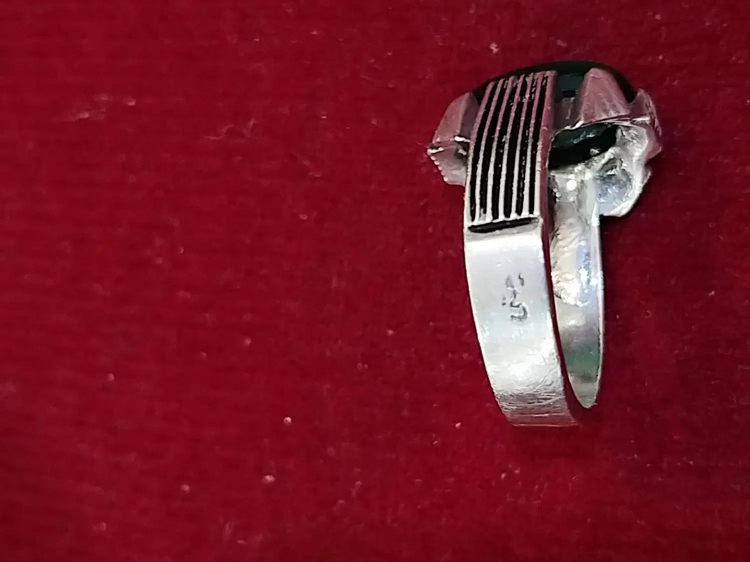 انگشتر نقره کار دست استاد رحمتی|جواهرات|اهواز, سپیدار|دیوار