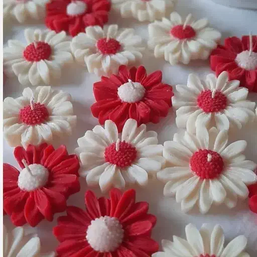 شمع بابونه یلدای|صنایع دستی و سایر لوازم تزئینی|باسمنج, |دیوار