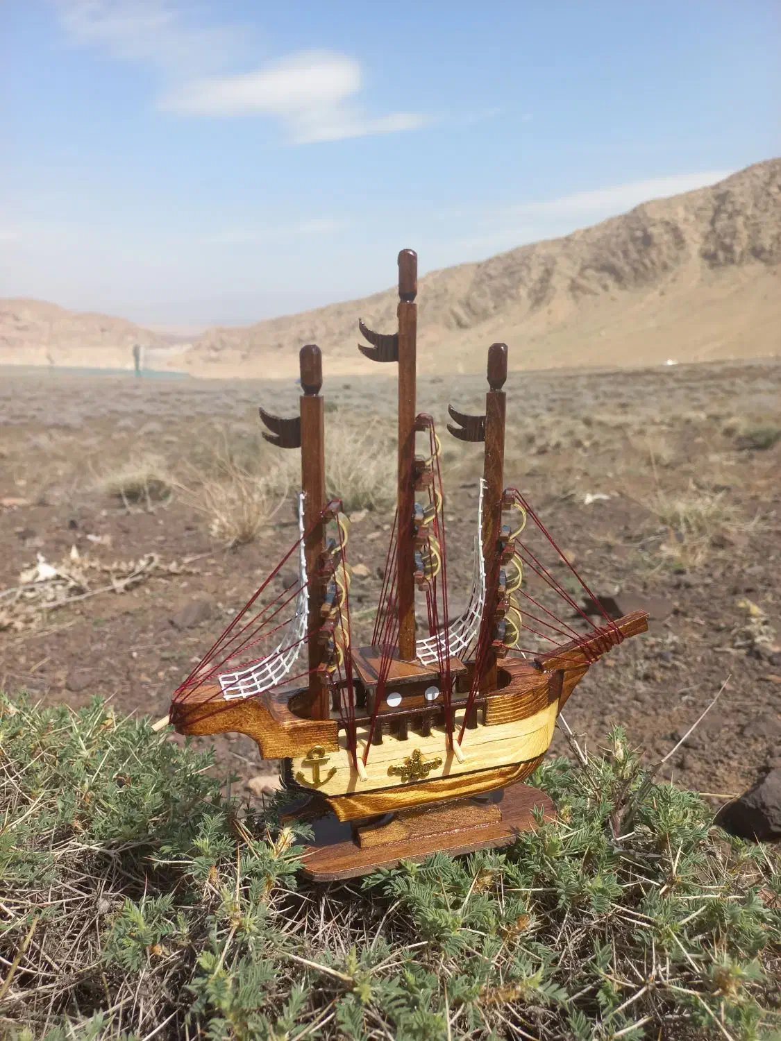 **ساخت کشتی بادبانی دکوری چوبی**|اسباب‌‌بازی|مشهد, عیدگاه|دیوار