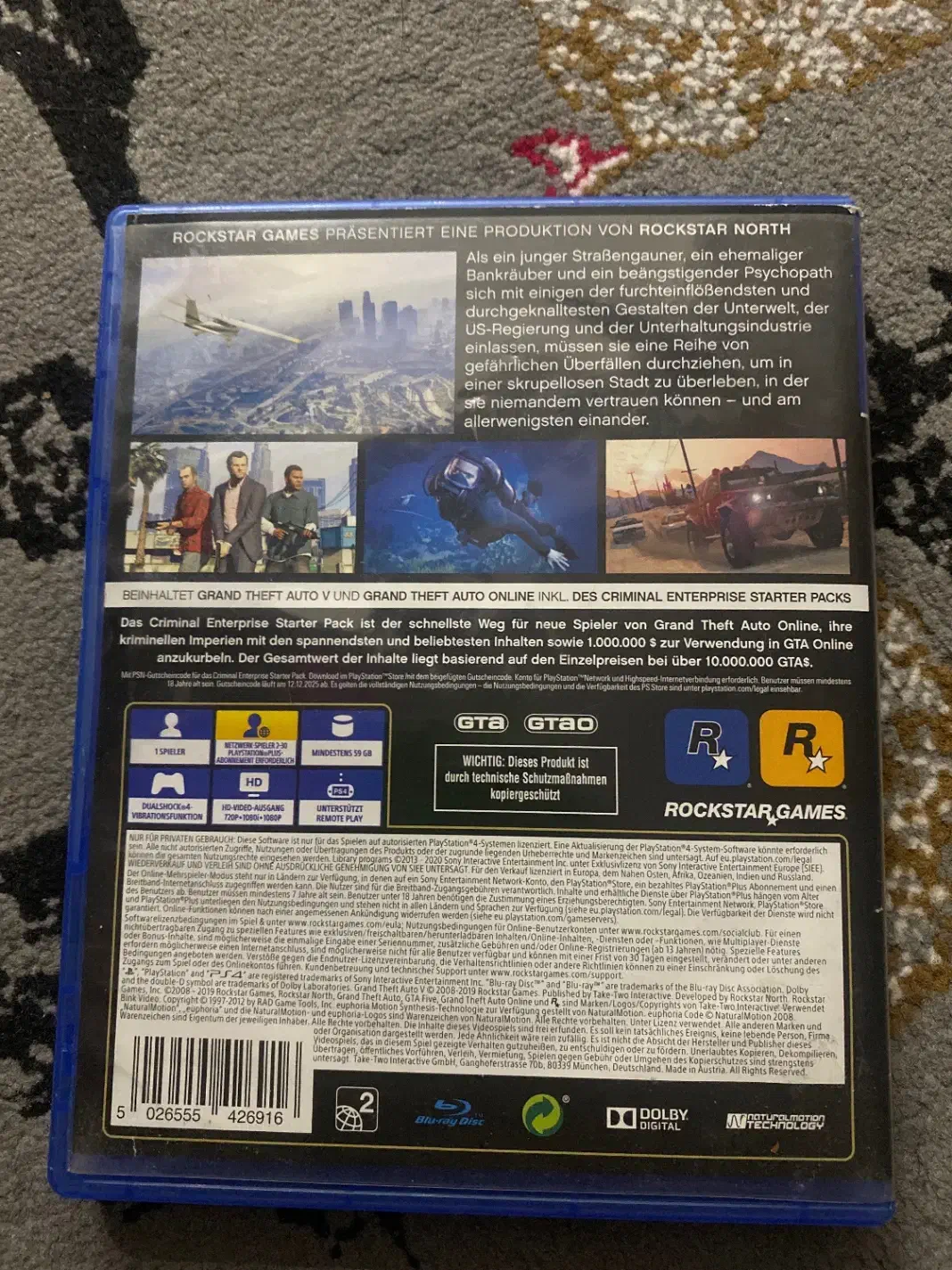 دیسک بازی GTA V 5|کنسول، بازی ویدئویی و آنلاین|مشهد, ابوذر|دیوار