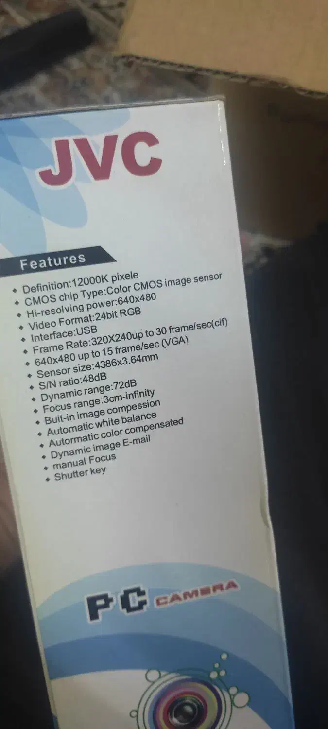 وب کم Jvs همراه Dvd rom|دوربین عکاسی و فیلم‌برداری|مشهد, ایثار|دیوار
