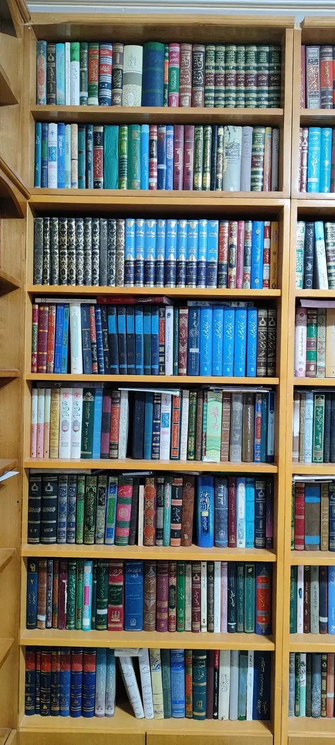 قفس کتاب علمایی|کتابخانه، شلف، قفسه‌های دیواری|قم, زنبیل آباد|دیوار