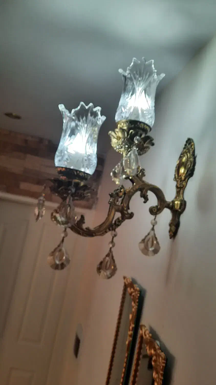 دیوارکوب برنز|لوستر و چراغ آویز|شهریار, شهرک وائین|دیوار