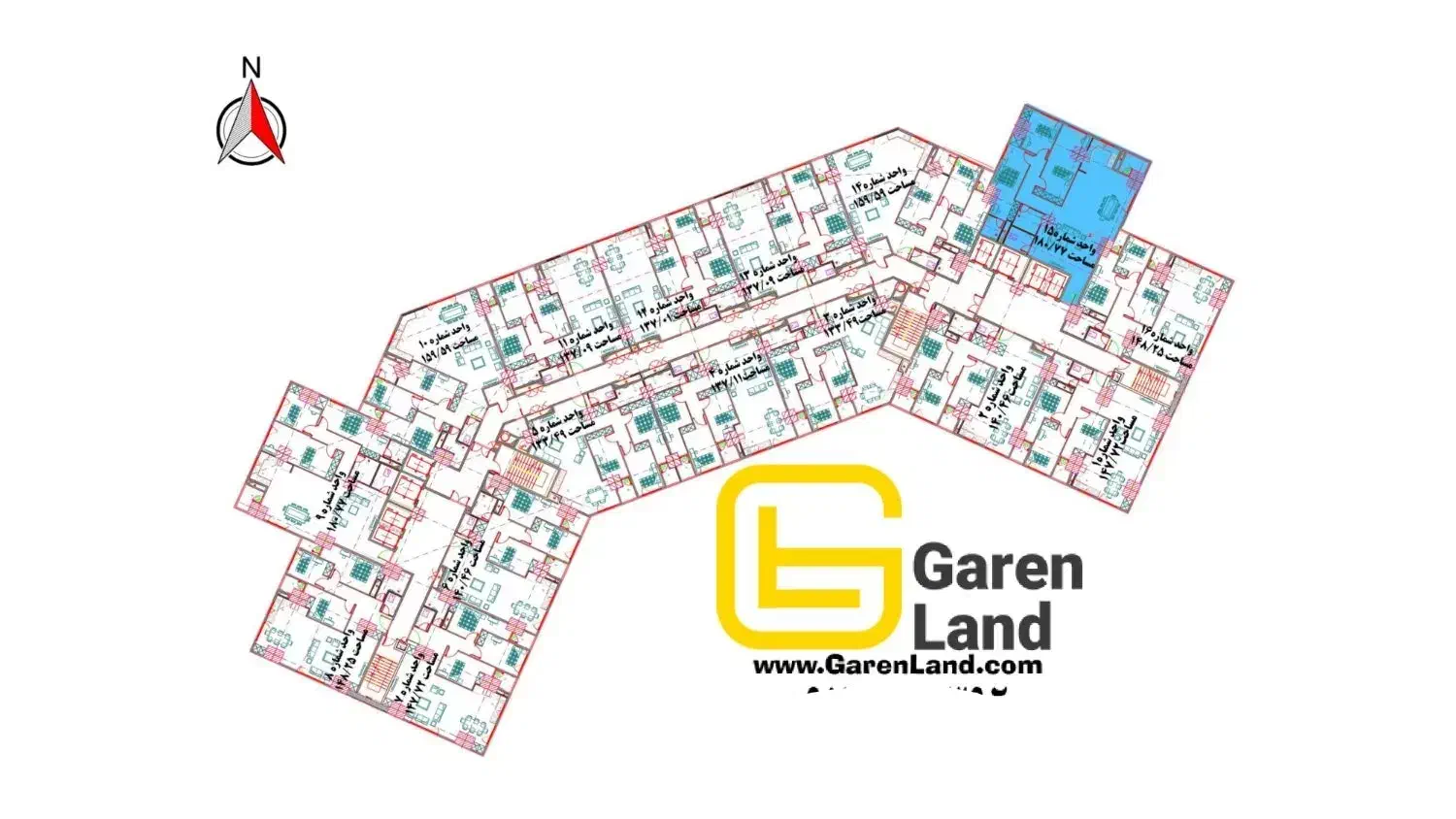 ۱۸۰ متری h3 h4 تسویه / بقیمت|پیش‌فروش املاک|تهران, شهرک چیتگر|دیوار