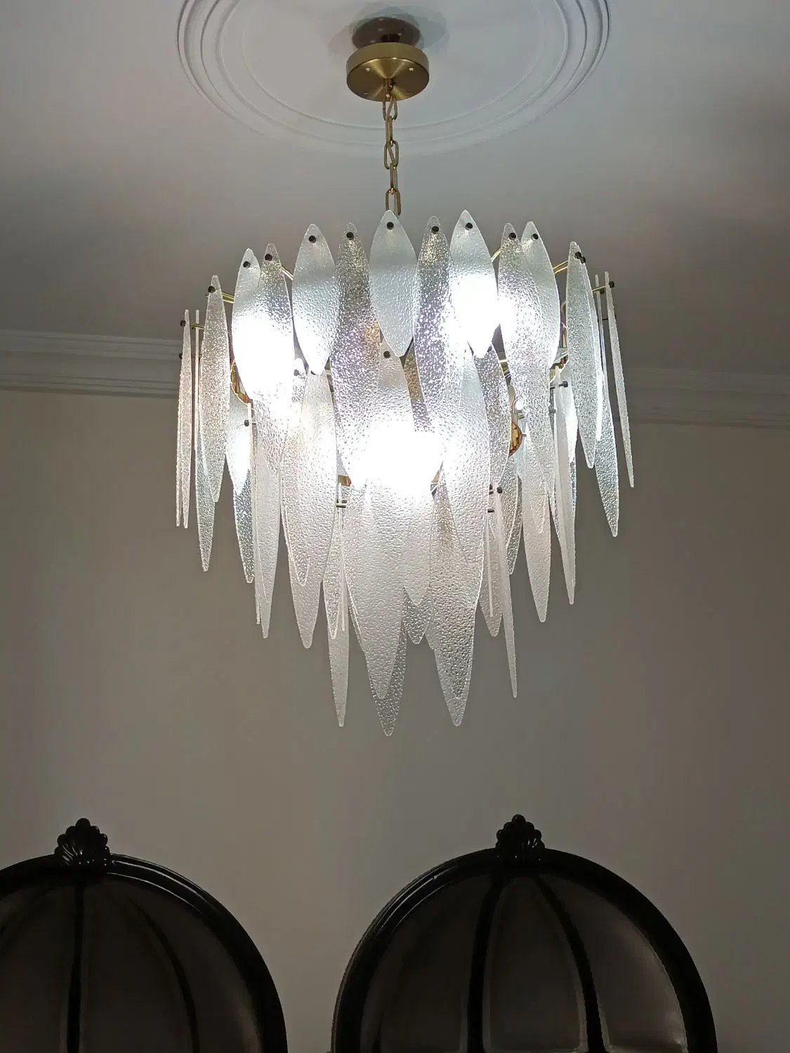 لوستر طرح برگ|لوستر و چراغ آویز|تهران, شهرک فردوس (حسینی)|دیوار