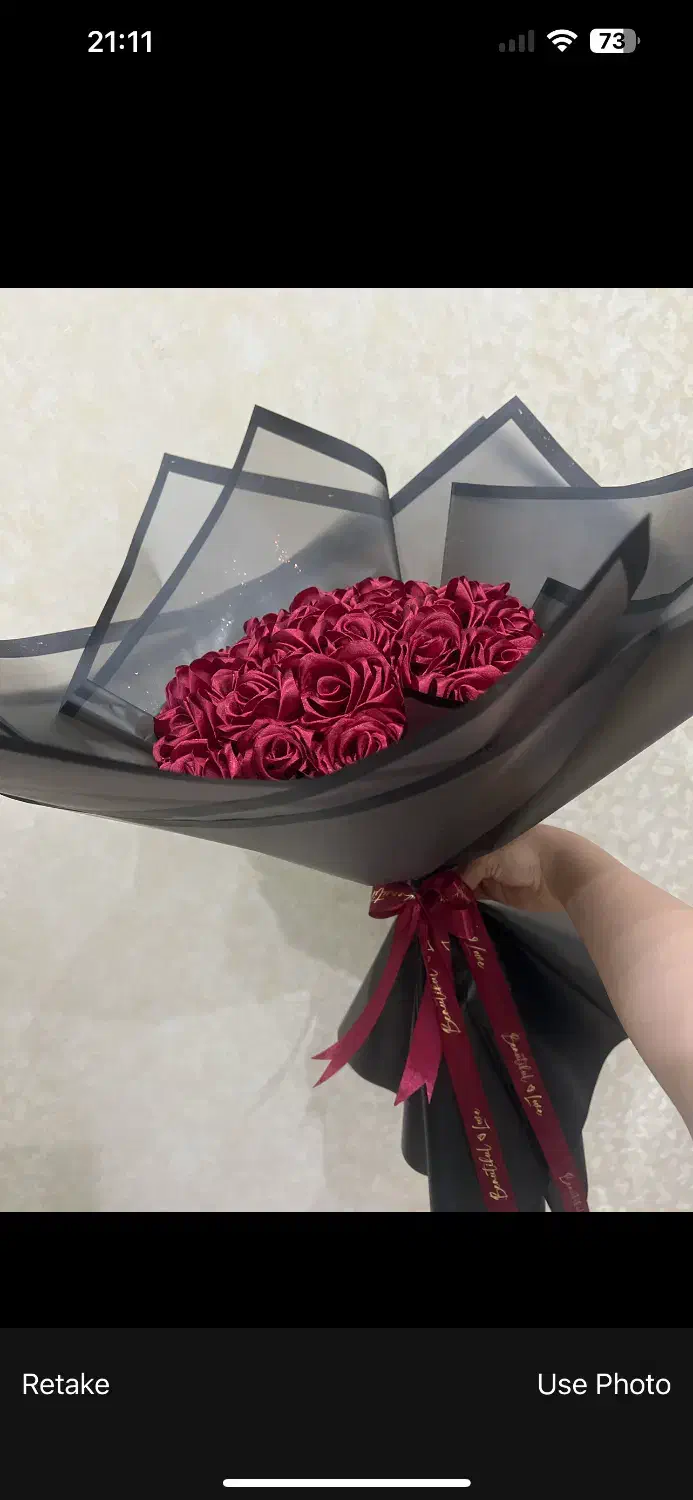 دستهگل روبانی دیواری (تزیینی و کارِ دست)|گل مصنوعی|اردبیل, |دیوار