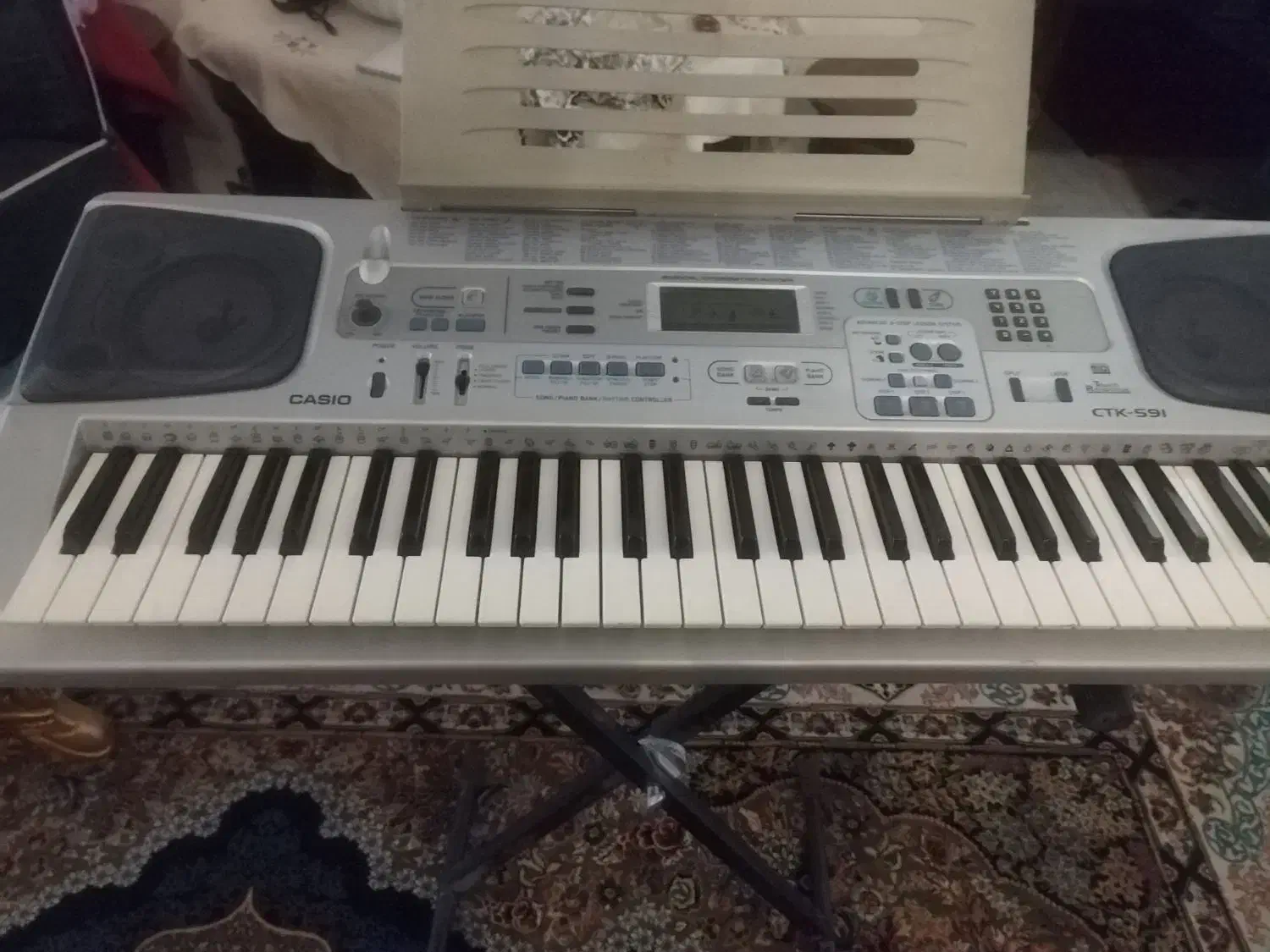 کاسیو 591|پیانو، کیبورد، آکاردئون|مشهد, شهرک لشکر (شهرک غرب)|دیوار