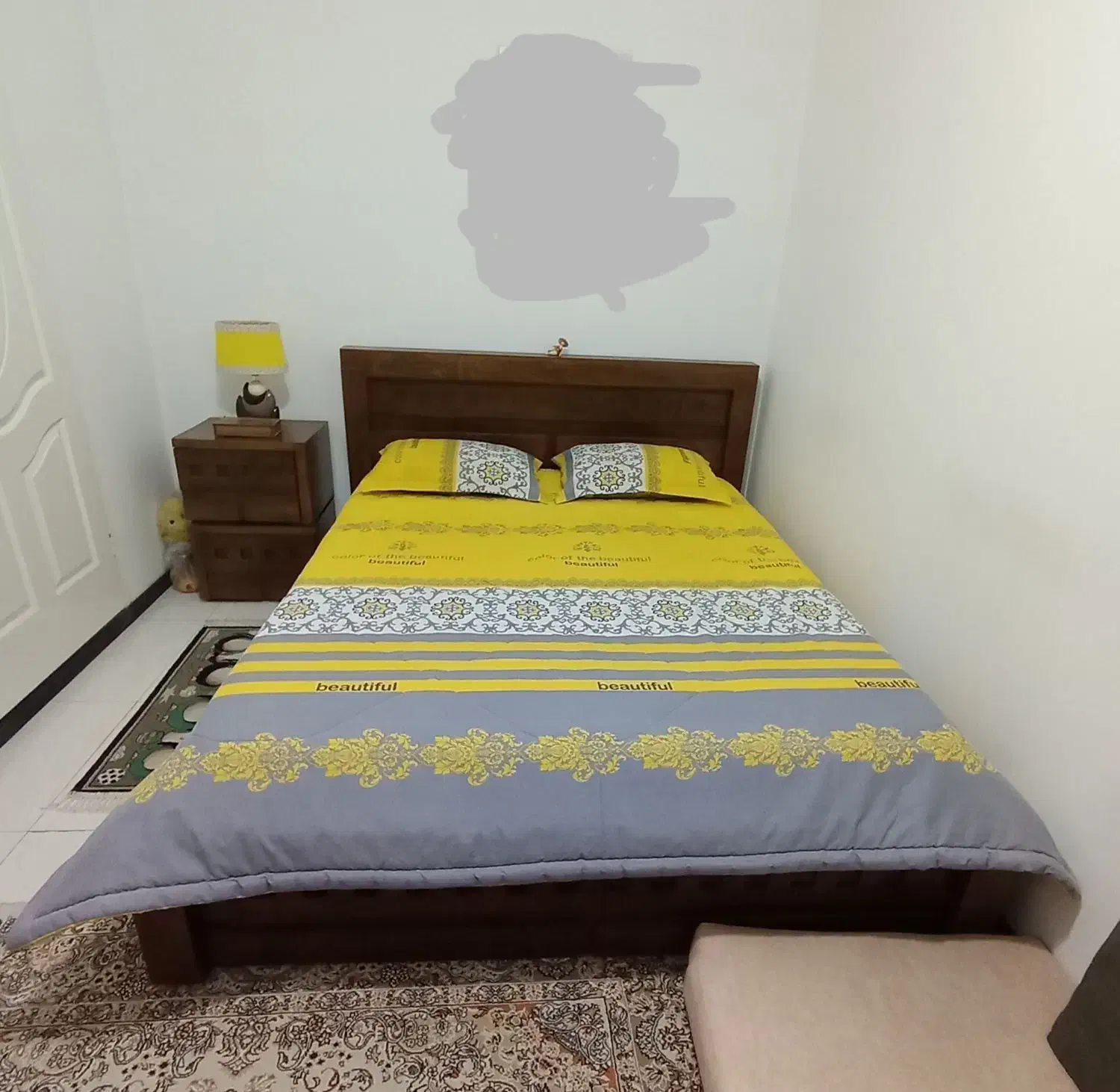 تختخواب دو نفره|تخت و سرویس خواب|فردیس, قریشی|دیوار