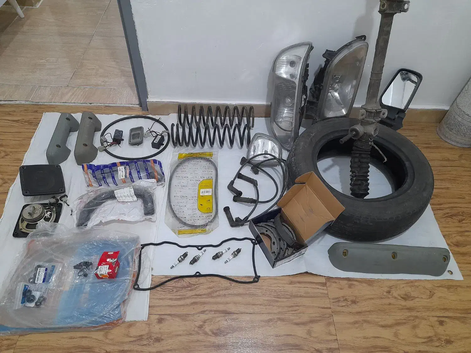 وسایل پراید، نو و دست دو(فروش بصورت یکجا)|قطعات یدکی و لوازم جانبی|رشت, کوی مهر|دیوار