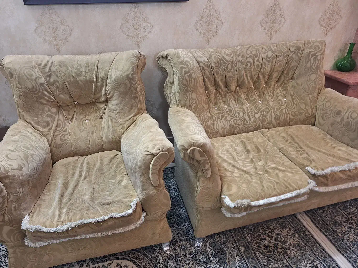 مبل ۷ نفره|مبلمان خانگی و میز عسلی|قم, باجک سه|دیوار