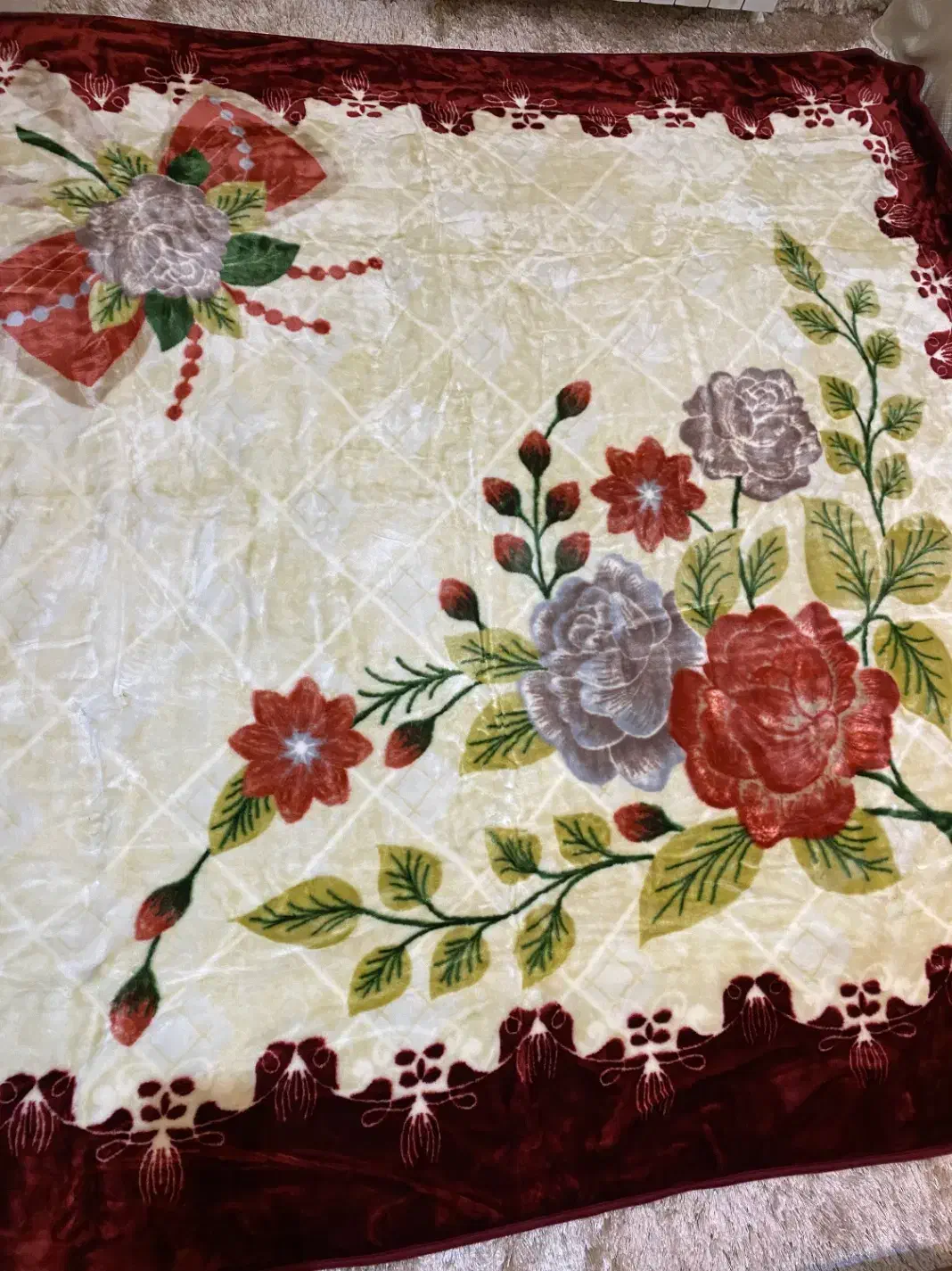 پتو گلبافت نو|رختخواب، بالش، پتو|فریدون‌کنار, |دیوار