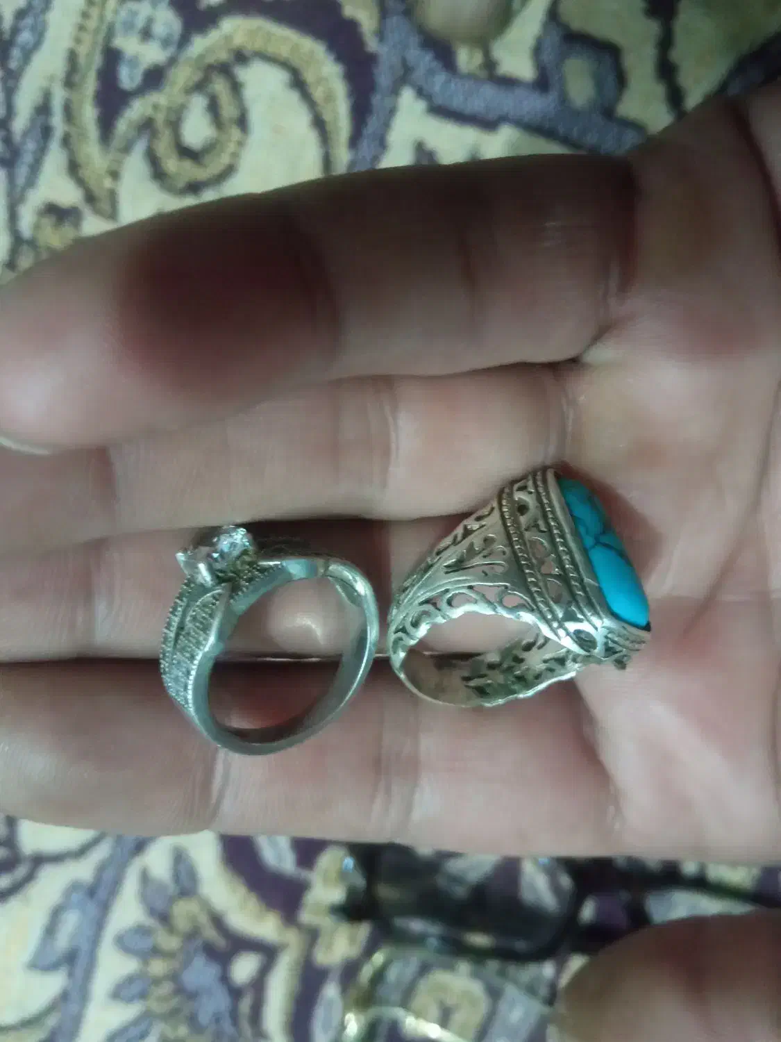 انگشتر نقره مردانه وزنانه|جواهرات|گرگان, |دیوار