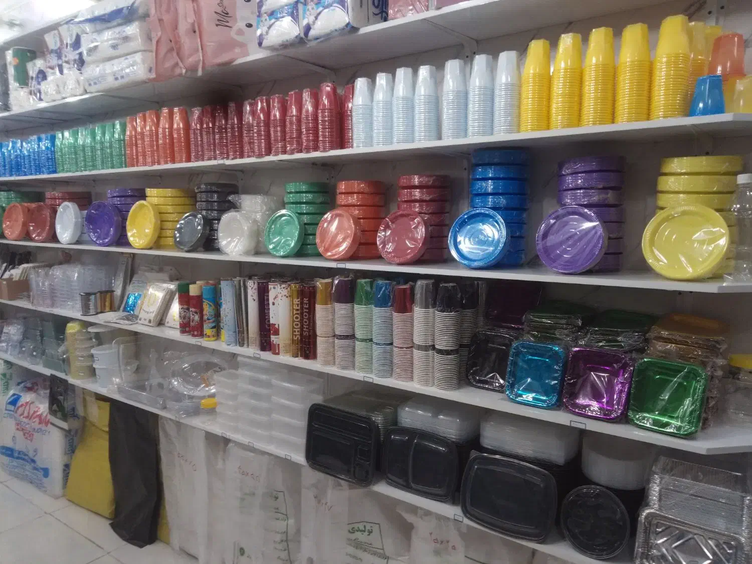 ظروف یکبار مصرف شکری|ظروف نگهدارنده، پلاستیکی، یک‌بارمصرف|کرج, کرج نو|دیوار