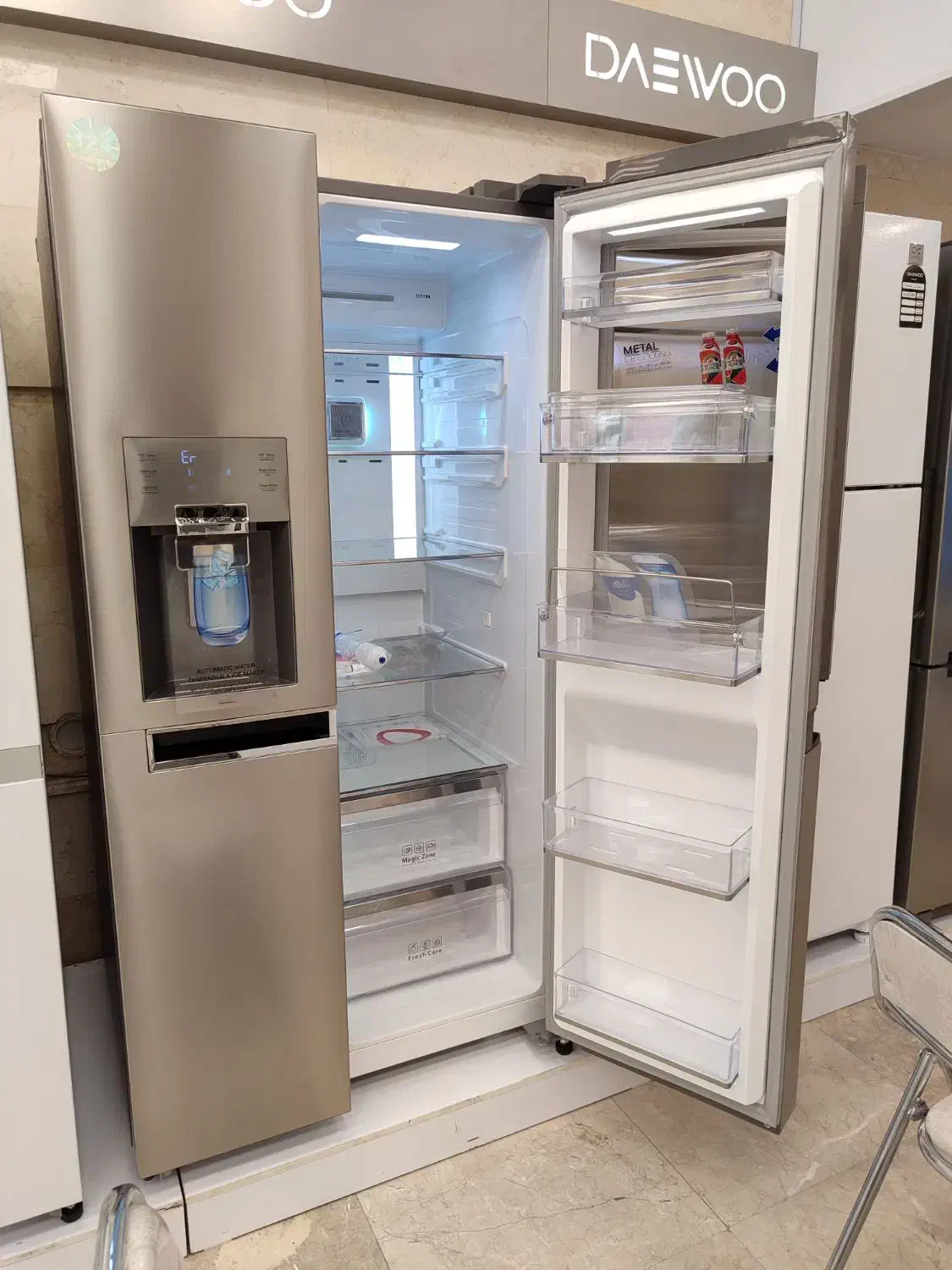 ساید بای ساید دوو پرایم 3 درب هوشمند 27 فوت|یخچال و فریزر|گلبهار, شهر جدید گلبهار|دیوار