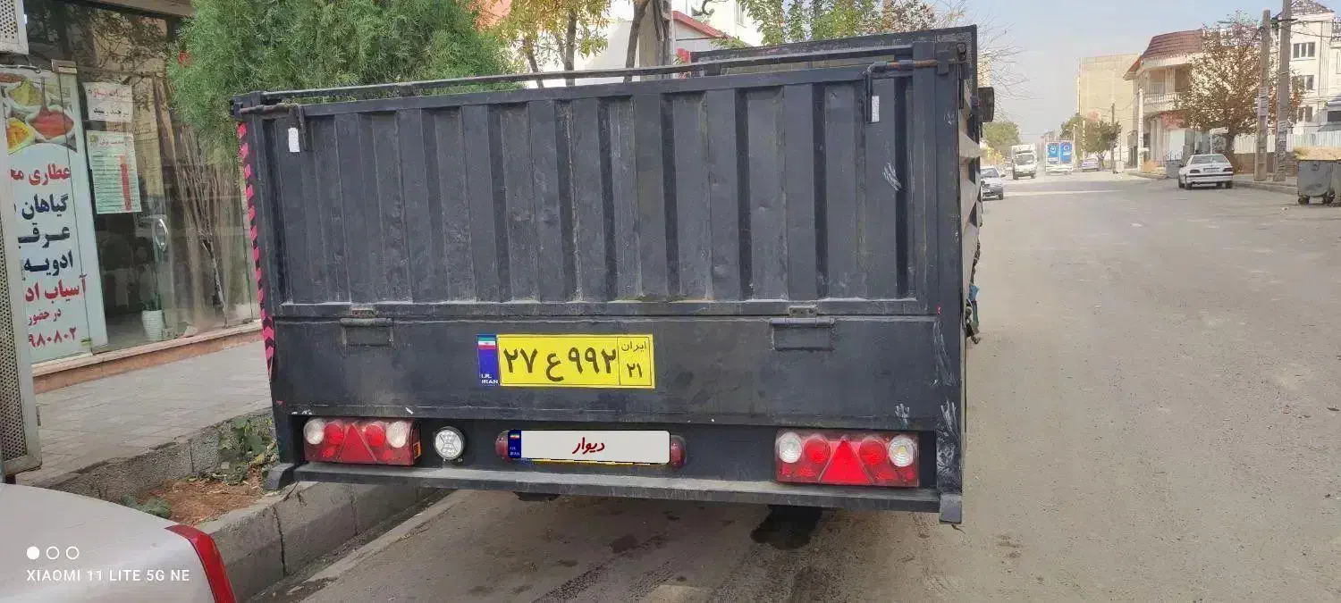 خاور مدل ۵۰ بقل بازشو رنگ زرد قناری|خودرو سنگین|صفادشت, |دیوار