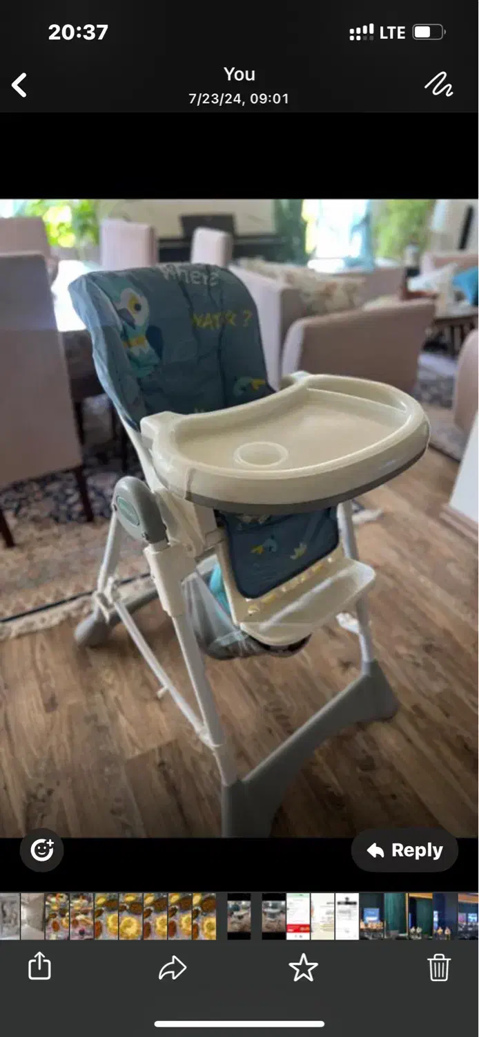 صندلی غذا ببکو|تخت و صندلی بچه|قزوین, |دیوار